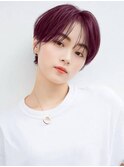 《Agu hair》ラベンダーショート×numberA.アクアバームセラム