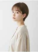 ショート/ショートボブ/耳掛けショート/くびれショート/前髪あり