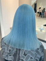 ラック 表参道(LUCK)&nbsp;スカイブルー/ケアブリーチ/ブリーチ/表参道/原宿