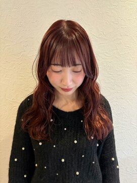 20代30代カシスカラーワインレッド