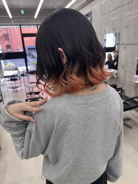 ディーエヌエー バイ エゴル(DiNA by ENGOL) グラデーション/オレンジカラー