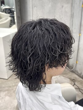 エデアンホンテン メンズサロン(EDEAN 本店 （旧：EDEAN 上通）) 熊本メンズカット 波巻きスパイラルパーマ マッシュウルフ