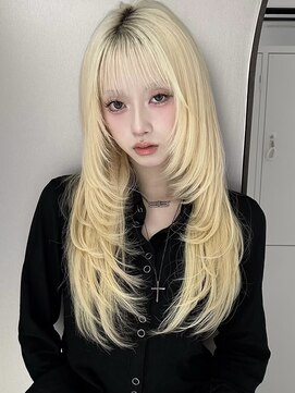 サンドイエナ 横浜店(sand yena) くびレイヤーボブルフネビージュ小顔ワンレンこなれミディ