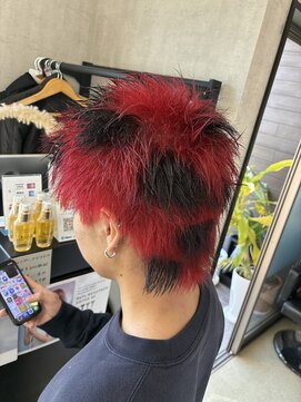 トリコ(ToricO) ワインレッド チェリーレッド ダブルカラー ポイントカラー