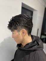 リバティシェアバーバー 銀座(LIBERTY SHARE BARBER) フェザーショートパーマ