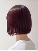 着物ヘア/ダークアッシュ/ミディアムレイヤーカット/茅ヶ崎駅
