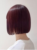 リル 茅ヶ崎(Liru:)&nbsp;着物ヘア/ダークアッシュ/ミディアムレイヤーカット/茅ヶ崎駅