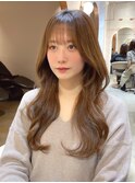 暗めカラー/韓国巻き/レイヤーカット/髪質改善/縮毛矯正/錦糸町