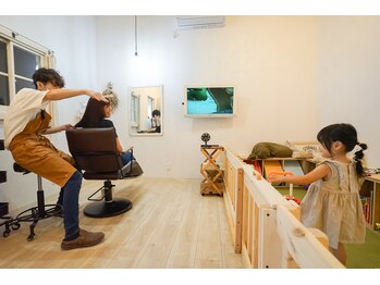 パルミエ(Palmier)の写真/家族みんなが通えるアットホームサロン◎子どもも楽しめるからパパママも一緒にご来店♪