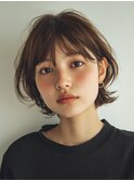 イメチェン/ピンクベージュ/アンブレラカラー/前髪/大口子安白楽