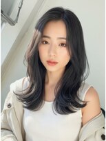 ソア 渋谷(soar) 髪質改善グレージュカラー渋谷前髪なし大人美髪くびれレイヤー