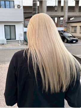 アフターニュース 新潟(afternews) ミルクティーブロンド/ケアブリーチ/ダブルカラー/新潟