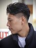 <理容室>メンズカット+シャンプー+シェービング(マッサージ付) ￥5500