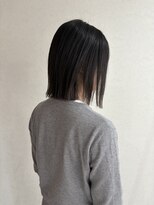 ヘア スノー(HAIR SNOW)&nbsp;暗髪カラー＋ロブ