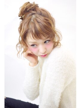 アンク クロス 吉祥寺店 ゆるふわルーズお団子ヘアー