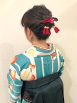 ネオリーブアオバ 高田馬場店(Neolive aoba) 卒業式スタイル　セット　アレンジ　まとめ髪