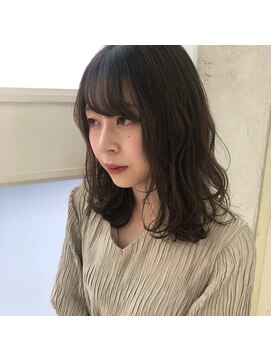 イチトニブンノイチ(1TO2BUNNO1 beauty&more) 大人かわいい＊シースルーバングミディ