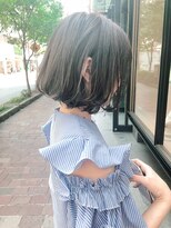 ラル 立川(lar)&nbsp;カーキアッシュボブ_外ハネボブアッシュブラウン