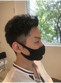 アップバングショート
