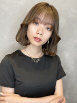 トルネード(TORNADO) 韓国風ボブ タンバルモリ 切りっぱなしボブ ハニーブラウン M71