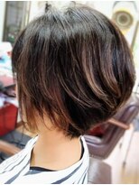 ふくなが美容室 ショートボブ