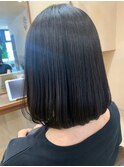 艶髪ボブ/髪質改善縮毛矯正/髪質改善/韓国風/韓国ヘア