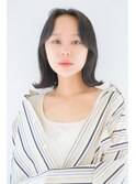 大人かわいい外ハネボブセンターパートワンカール地毛風カラー