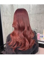 ラス トーキョー(LAS TOKYO) RED BROWN  ブリーチなしダブルカラー