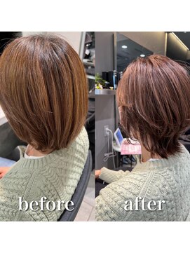 ミラバイケンジ 藤沢(Mira by KENJE) 脱白髪染めハイライト/白髪にお悩みの方に/30代40代50代