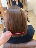 髪質改善　ビフォーアフター　その348（マットベージュ）