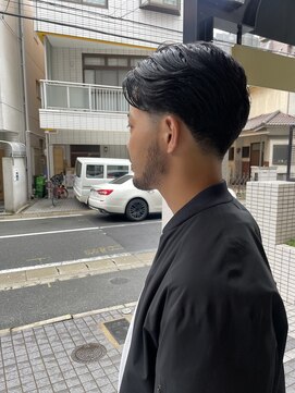 ウェルネス(Wellness) スパイラルツーブロックマッシュアップバングコンマヘア61