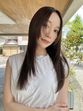 オーリーエトワ 御器所(oorry.etwa) 内巻きロングレイヤーストレートカット艶髪