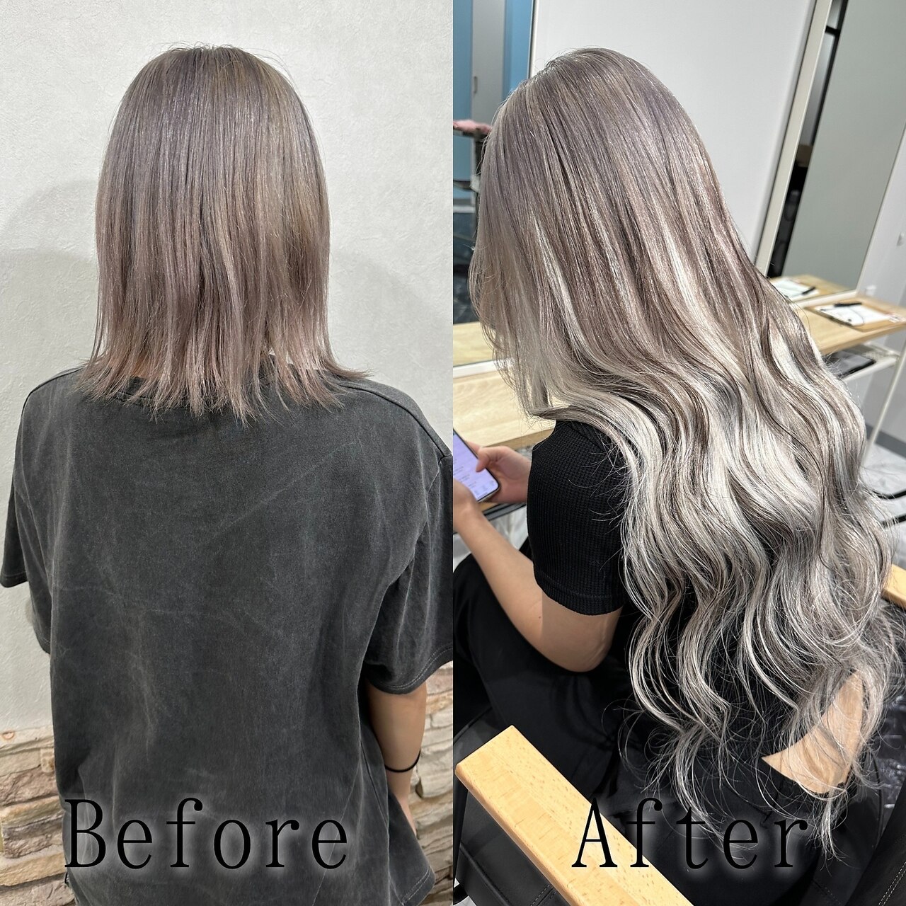 ブラック#シールエクステ#ローライト#ヨシンモリ#シルバー#神戸