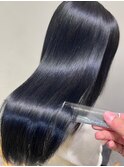 髪質改善トリートメントミルクティーベージュカラーくびれヘア