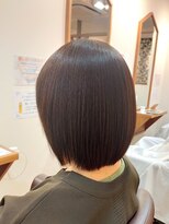 ヘアー グリーン(hair green)&nbsp;30代40代50代/シンプルボブ/ふわっと内巻きボブ