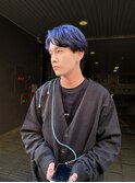 Y/ブルー×ブラックエンドカラー