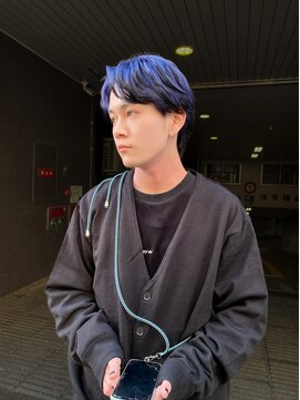 ジルバイジゼル(JILL by GiseL) Y/ブルー×ブラックエンドカラー