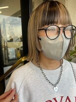 フィルム(FiLMs)&nbsp;ブリーチカラー/切りっぱなしボブ