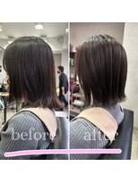 カノア(canoa) イメチェン★収まりボブ☆タッセルカット