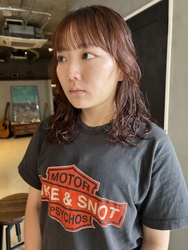 ソイリウム 下北沢(soi rium) ニュアンスパーマ_ゆるめパーマ_前髪ぱっつん