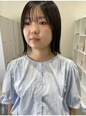 ★パツっと切りっぱなしボブ