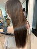 【憧れのサラ艶に♪】カット＋縮毛矯正＋クイックトリートメント　