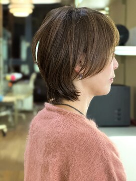 トランクサロンカッパード 大人マッシュウルフ＋白髪ぼかし＋生コラーゲントリートメント