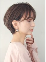 ルアン 大分駅店(ruen)&nbsp;ショートヘア耳かけショートカット30代40代50代髪型大人ショート