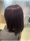 艶カラー　ピンクパープル　暗め