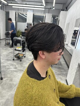 オム ブランシェ(HOMME BLANCHE’) 【AOI】ニュアンスダウンパーマ