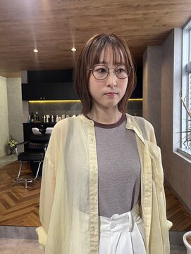 サクラ 岐阜(SAKURA) 髪質改善カラー 切りっぱなし