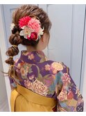 卒業式袴着付け★