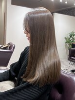 ラル(Lull)&nbsp;髪質改善ストレート/切りっぱなし/艶髪