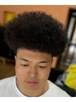 ピシャッとニ代目銀二郎&nbsp;アフロパーマ